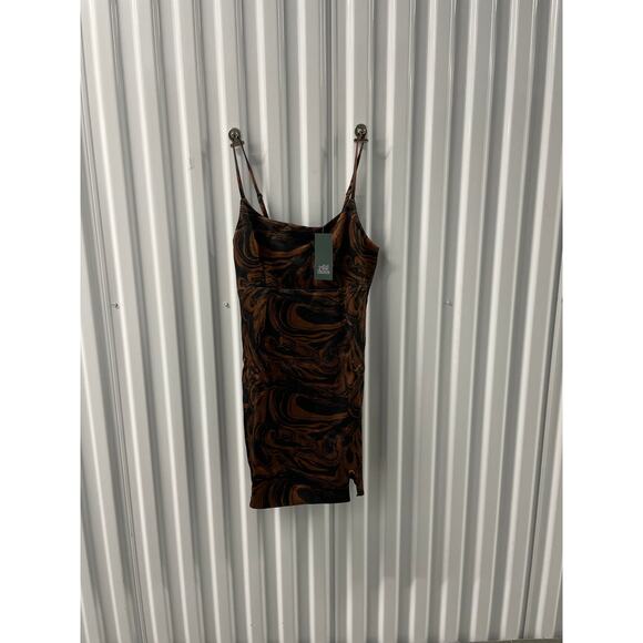 Wild Fable Lined Tank Dress XS Brown Black/ Tarso 026j Target 2019 Made in China - Picture 1 of 7